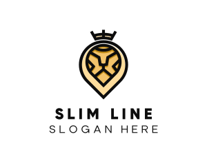 Deluxe Crown Lion logo design