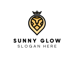 Deluxe Crown Lion logo design