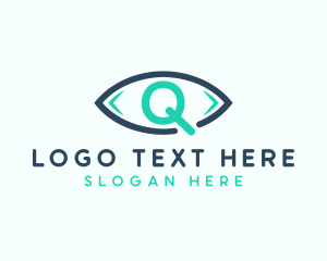 Eye Clinic Letter Q logo