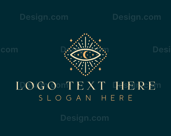 Celestial Boho Eye Logo