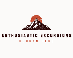 Outdoor Peak Mountain Adventure logo design