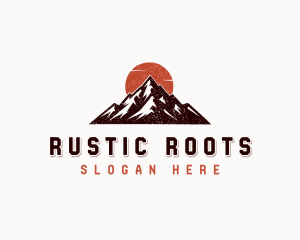 Outdoor Peak Mountain Adventure logo design