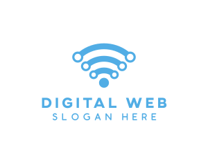 Internet Wifi Network logo design