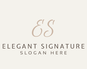 Elegant Letter Boutique  logo design