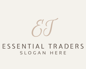 Elegant Letter Boutique  logo design