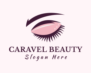 Beauty Eyelash Woman logo design