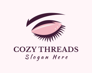 Beauty Eyelash Woman logo design