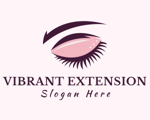 Beauty Eyelash Woman logo design