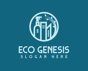 Eco Clean Building logo design