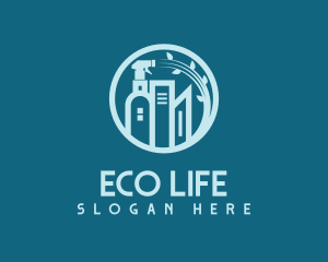 Eco Clean Building logo design