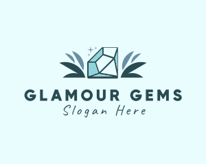 Diamond Crystal Gem logo design