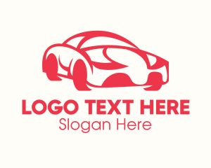 Red Luxury Car logo