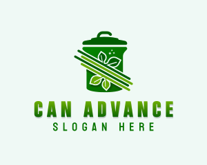 Leaf Garbage Can logo