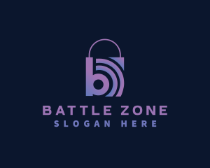 Signal Wave Bag logo design