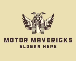 Motorcycle Wings ATV logo design