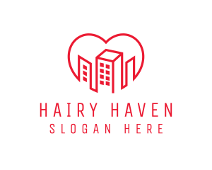 Heart City Buildings logo design