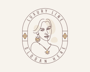 Woman Luxury Accessory logo design