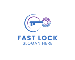 Key Locksmith Safety logo design