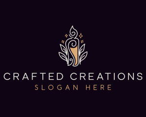 Elegant Candle Light logo design