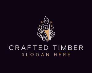 Elegant Candle Light logo design