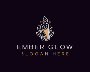 Elegant Candle Light logo design