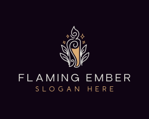 Elegant Candle Light logo design