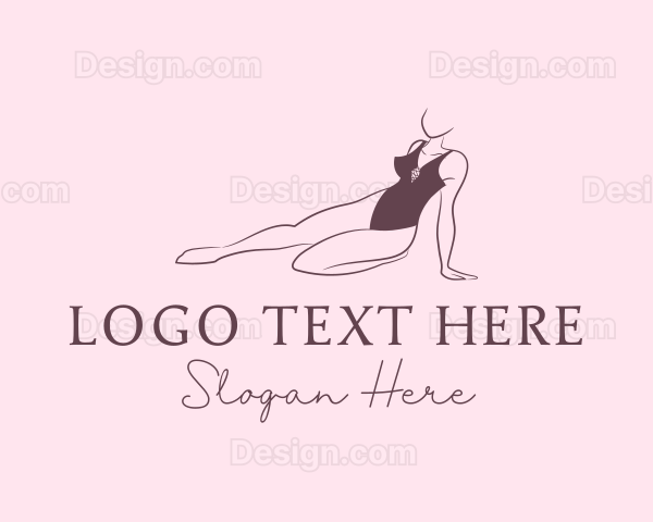 Bikini Lingerie Woman Logo