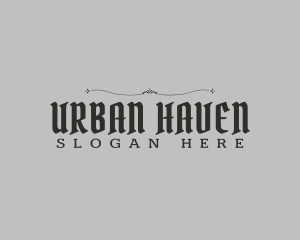 Urban Maculine Tavern logo design