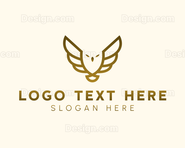 Luxury Owl Bird Logo