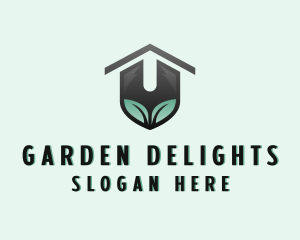 House Trowel Gardening logo design