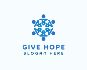 Human Hope Charity Foundation logo design