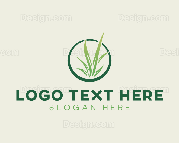 Lawn Garden Grass Logo