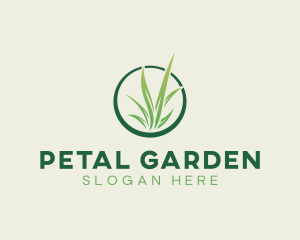 Lawn Garden Grass logo design