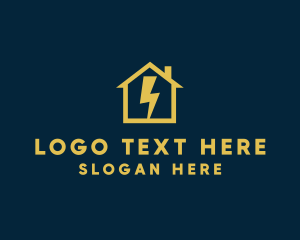 House - Electrical House logo design
