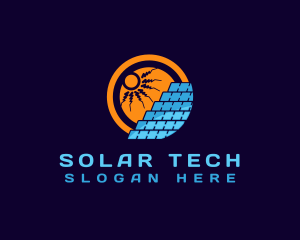 Solar Lightning Sun logo