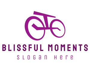 Purple Bicycle Bike logo