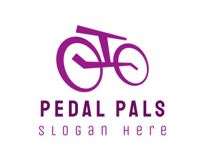 Purple Bicycle Bike logo