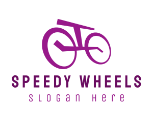 Purple Bicycle Bike logo