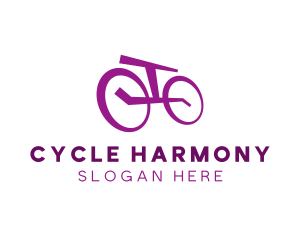 Purple Bicycle Bike logo