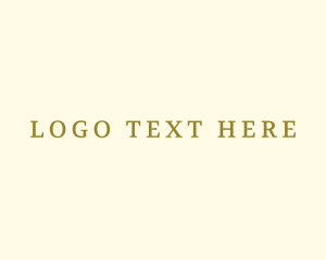 Typeface - Classy Luxury Font logo design