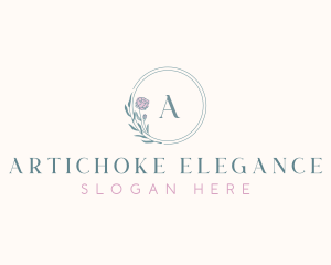 Elegant Flower Boutique logo design