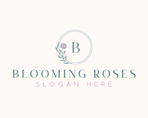 Elegant Flower Boutique logo design