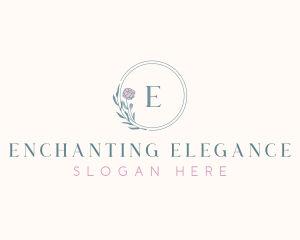 Elegant Flower Boutique logo design