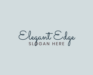 Elegant Cursive Business logo design