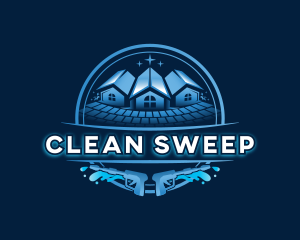 Pressure Wash Cleaning logo design