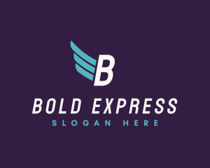 Express Cargo Wings logo design