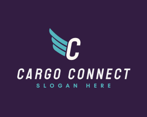 Express Cargo Wings logo design