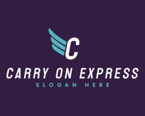 Express Cargo Wings logo design