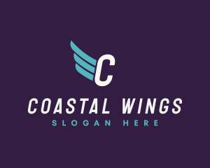 Express Cargo Wings logo design