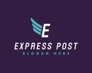 Express Cargo Wings logo design